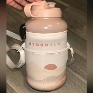 HydroJug Blush Pink Bottle with Strap